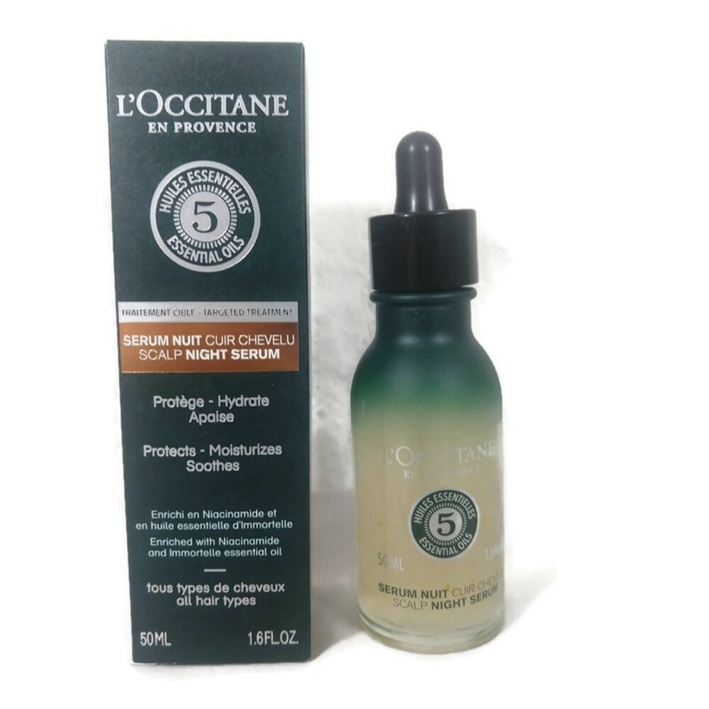 L'Occitane Hair Scalp Night Serum 50 ml NIB